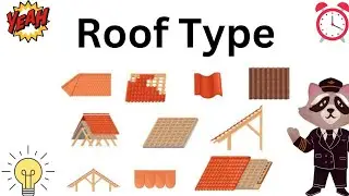 roofs! parts of a roof names! house roofs! type of sloping roofs! kids video!