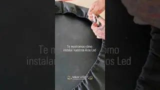 Instalaci&oacute;n Aros Pixel Led  #iluminaci&oacute;nled #eventos