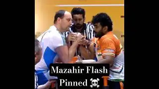 Alexander Getalo shows power to Indian Champ Mazahir #armwrestling#strongest#kazakhstan