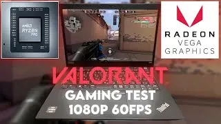 Lenovo ThinkPad X395: Can It GAME? (Valorant 1080p 60FPS Test)