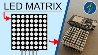 LED MATRIX (MAX7219) + ESP32 Tutorial