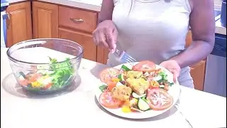 Povme/Quick & Easy Healthy Salad in Minutes! 🥗 | Fast, Fresh & So Good!