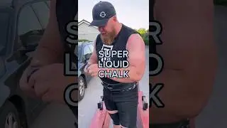 Super Liquid Chalk with Swedens Strongest Man 2022.