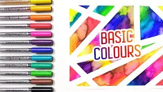 KARIN Brushmarker PRO Zestaw BASIC COLOURS - tutorial