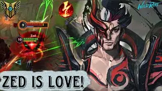 MY LOVELY ZED WILD RIFT - BEST BUILD AND RUNES