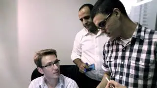 Projeto Launching People da Samsung e o criador da boo-box