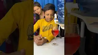 Best water in the glass family challenge ✅ || #shorts #game