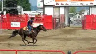 Valleyfield 2009 - Men's Barrel Racing Finale - 1st - Royal Chocolate Dude - Patrick Maisonneuve