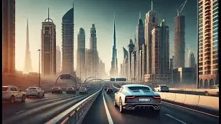 DRIVING DUBAI 4K - SHEIKH ZAYED ROAD - AMBIENT DRIVE TV