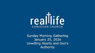 Sunday Service 2026-01-25: Unwilling Hearts and God&rsquo;s Authority | The Rebellion of Korah