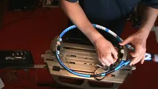 Stringing (w/ commentary) a 2018 Babolat Pure Drive (FSI) 2pc. stringing (RPM Blast/Xcel)