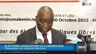 Pr&eacute;sentation du calendrier &eacute;lectoral