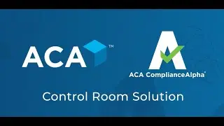 ACA ComplianceAlpha&reg; Control Room Solution
