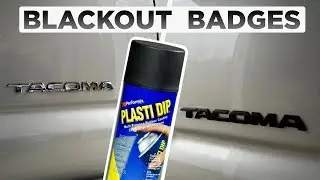 Blackout Your Vehicle Emblems with Plasti-Dip