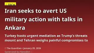 Turkey hosts urgent mediation as Trump&rsquo;s threats mount