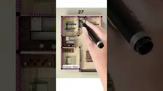 27x35 house plan || Low Budget house plan || 2BHK small house plan #shorts #ytshorts  #shortvideo