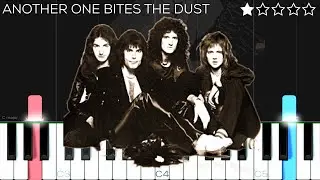 Queen - Another One Bites The Dust | EASY Piano Tutorial