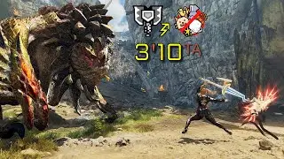 9★ 5✦ Tempered Seregios Charge Blade Solo 3'10 TA Wiki | MHWilds