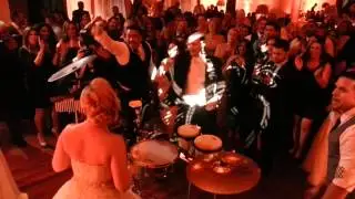 Percussionist performance with Bride and Groom at the Metropolitan in Glen Cove NY
