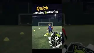 TRAINING - QUICK PASSING & MOVING #footballtraining #football #soccer #shorts #fyp #subscribe