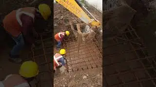 Raft Foundation Steel Fixing का Live Site Work! #constructionsite #civilengineering #experiment