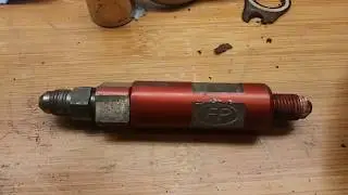 Inspection and cleaning of inline turbo oil filter