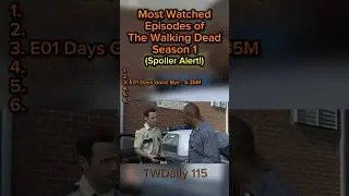 Most Watched Episodes of The Walking Dead Season 1 (Ranked) #thewalkingdead #rickgrimes #twd