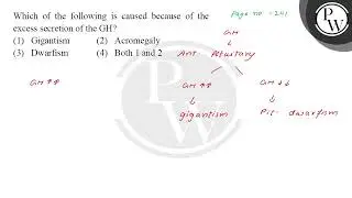 Which of the following is caused because of the Page no.-241 excess secretion of the GH?....