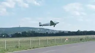 HA LIX Lisunov Li-2T - Goldtimer Foundation spotted Takeoff 🛫🛫 #planespotting #aviation #takeoff 