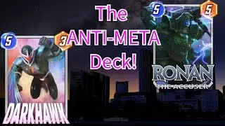 Climb to Infinite FAST with the META SLAYER! Darkhawk Ronan just WINS! - Marvel Snap Deck Highlight