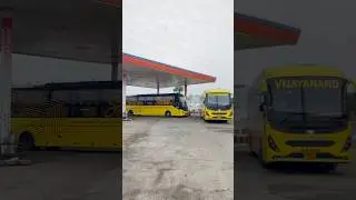 VRL Vijayanand&rsquo;s Volvo B8R 9600S & Volvo Built Eicher 6019 AC Sleeper | Filmed at Nagpur MH #shorts