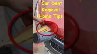 Car Dent Removal 😱 | Home Tips for Dry Dent 🛠️ #cardentremoval #homedentfix #drydent #shorts #viral