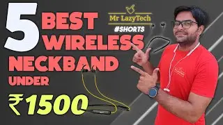 5 Best Wireless Earphones Under 1500 ⚡⚡ Top 5 Neckband Under 1500 ⚡⚡ #shorts