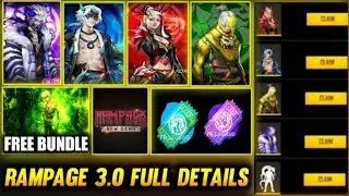Confirm Event | Free Fire Rampage 3.0 Event | Free Fire New Event Rampage 3.0 Full Details |FreeFire