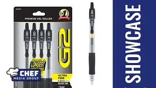 Pilot G2 Gel Pens 0.38mm: Ultra Fine Point 4-Pack Black Showcase!