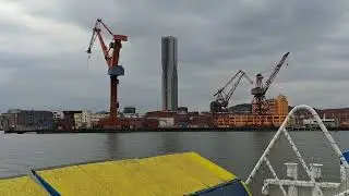 Commuter ferry ride from Stenpiren. Gothenburg - Sweden