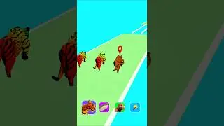Shape Animal Transform Run #shorts #viral #games