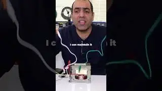 Arcs start on a small gap but extend longer with enough power #arc #short #highvolatge #funny