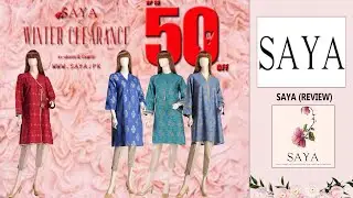 Saya Winter Sale 2021||Saya Shopping (review) Flat 50% off ||Saya Sale ||