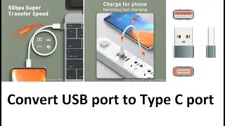 LDNIO LC150 - How to convert usb port in to type c port - USB C Female To USB Male Adapter