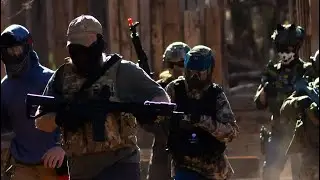 Goofy child plays airsoft at NRAP (CHEATERS) 