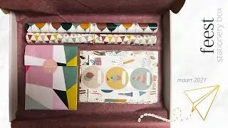 Stationery box maart 2021: feest &bull; Post & Papier