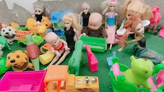 Bitu situ ki khani Barbie dall all day routine in Indian village gadi wala cartoon toys cartoon toys