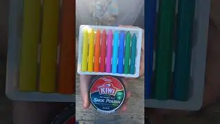 SURVIVAL Skills - DIY Survival Candle 🔥⛺️🔪 #outdoors #camping #bushcraft #diycandle #lifehacks