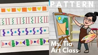 Pattern Lines Shapes Visual Art - Pre School -  Kindergarten - Elementary School - Primary School
