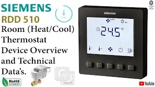 Комнатный термостат Siemens RDD510 для обогрева/охлаждения: обзор и технические характеристики | ...