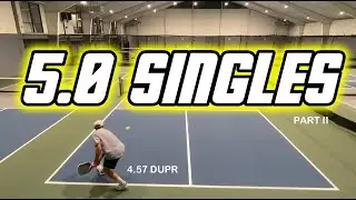 I'm a 4.57 DUPR Playing in the 5.0 Open Division in Singles Charlotte, NC - Part 2