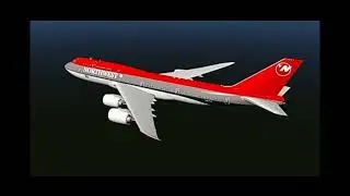 Northwest airlines 747-8i