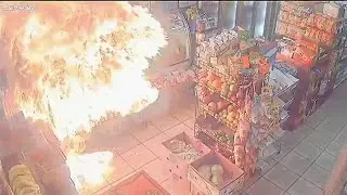 Caught on Camera: Man Tosses Molotov Cocktail into NYC Deli
