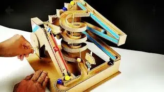 DIY Big Marble Run Machine From Cardboard Awesome